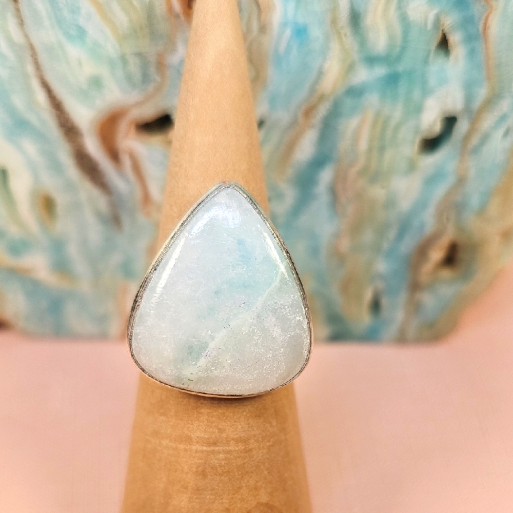 Chic Silver 925 Hememorphite Ring